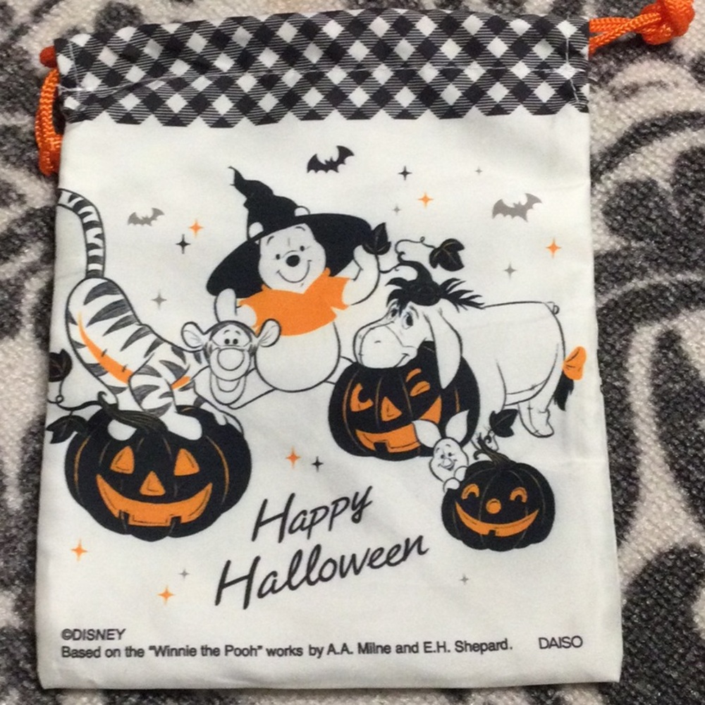Halloween Winnie the Pooh String Bag